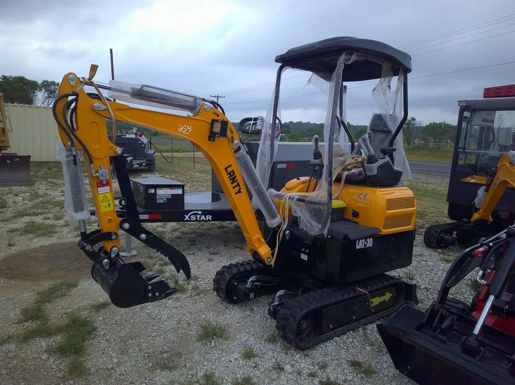 LANTY LAT20 MINI EXCAVATOR- YELLOW