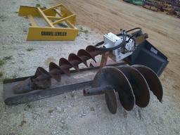 BOB-CAT PH DIGGER W/ 12"&24" AUGERS- 1FT EXTENSION