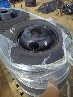 TRAILER KING 235-80R16 TIRES W/ DUALLY PULL OFFS