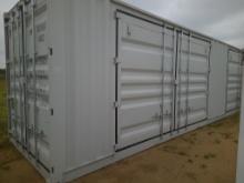 40FT SEA CONTAINER W/ 2 SIDE DOORS- 1 TRIP