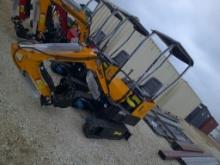 LANTY LAT-13 MINI EXCAVATOR- YELLOW