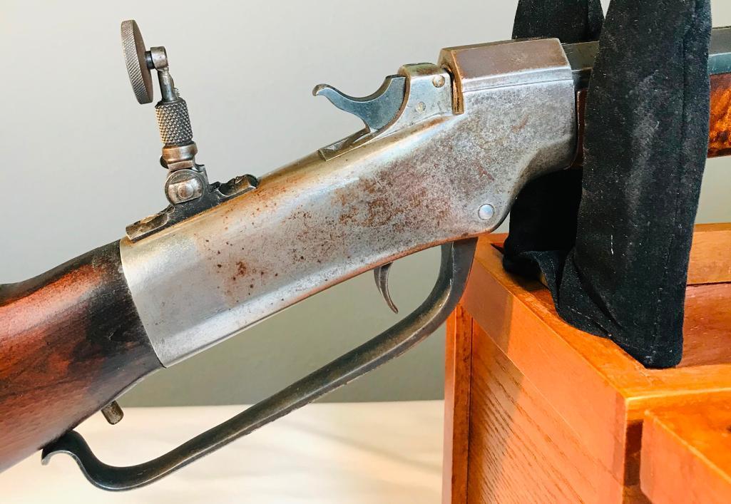 Marlin-Ballard Rolling Block Single Shot Custom Target Rifle .22 LR Manufactued 1885