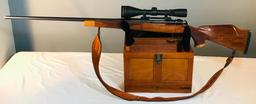 Weatherby .300 Weatherby Mag / South Gate Pre Mark V. Leather Sling & Leopold Riflemans Mounted