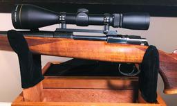 Weatherby .300 Weatherby Mag / South Gate Pre Mark V. Leather Sling & Leopold Riflemans Mounted