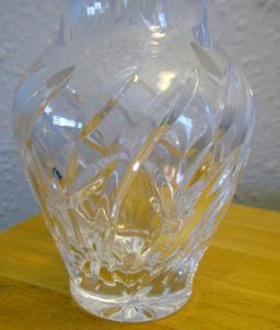 5 Pcs Waterford Cut Crystal - 2 vases, box, cream and sugar