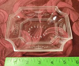 11 Beautiful Antique Crystal Ice Cream/Finger Bowls with Liners