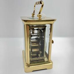 French Brass Carriage Clock