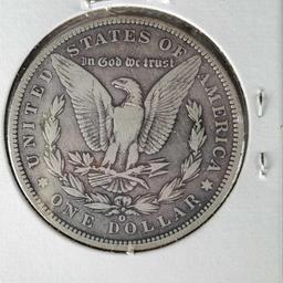 3 US Silver New Orleans Mint Morgan Dollars - 1886-O, 1887-O and 1888-O