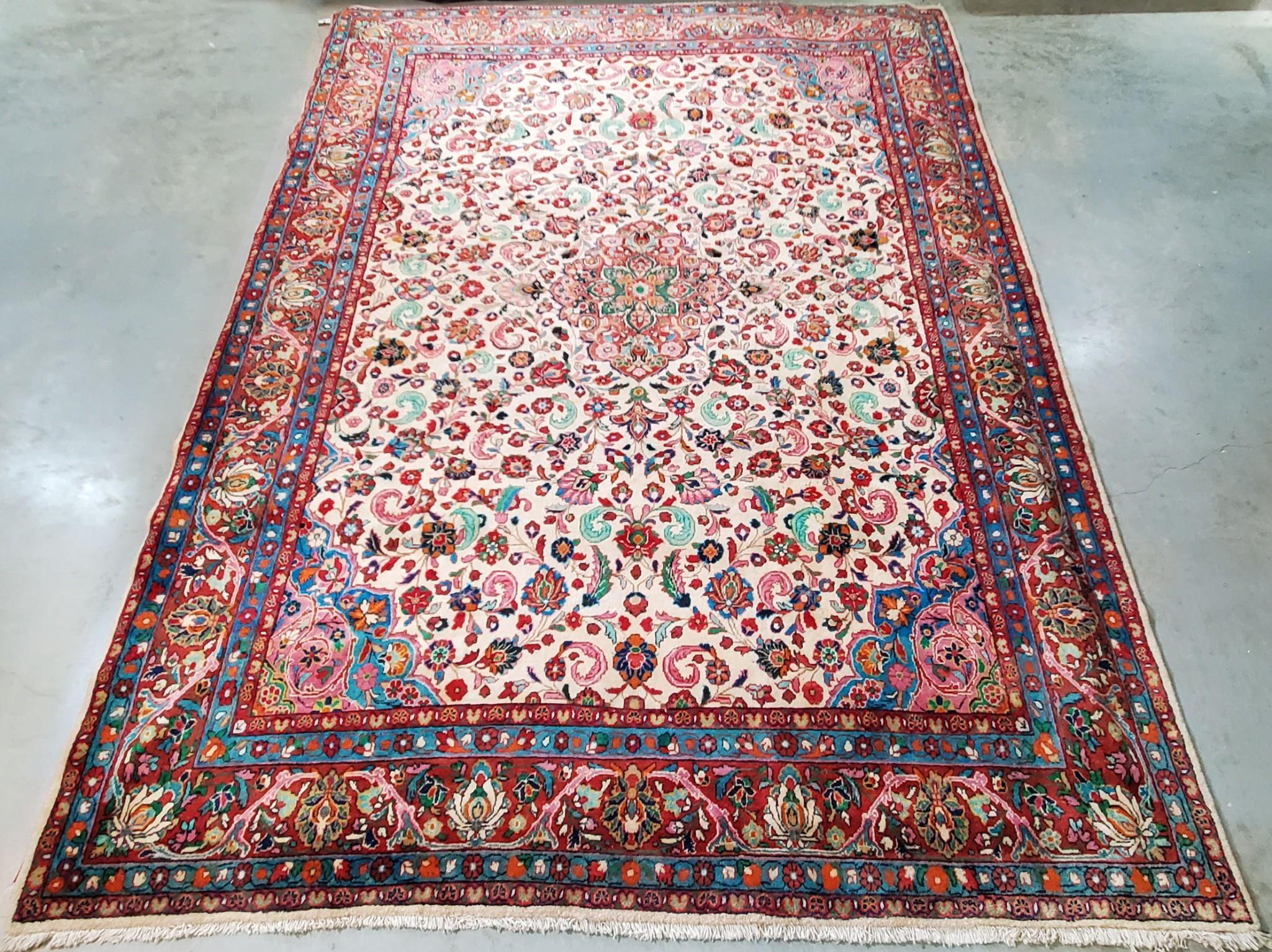 172"x130" Persian Mahal Multi Color Hand Woven Wool Rug