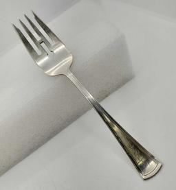 8 Sterling Silver Dominic & Half Virginia Pattern c1912 Salad/Dessert Fork