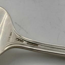 8 Sterling Silver Dominic & Half Virginia Pattern c1912 Salad/Dessert Fork