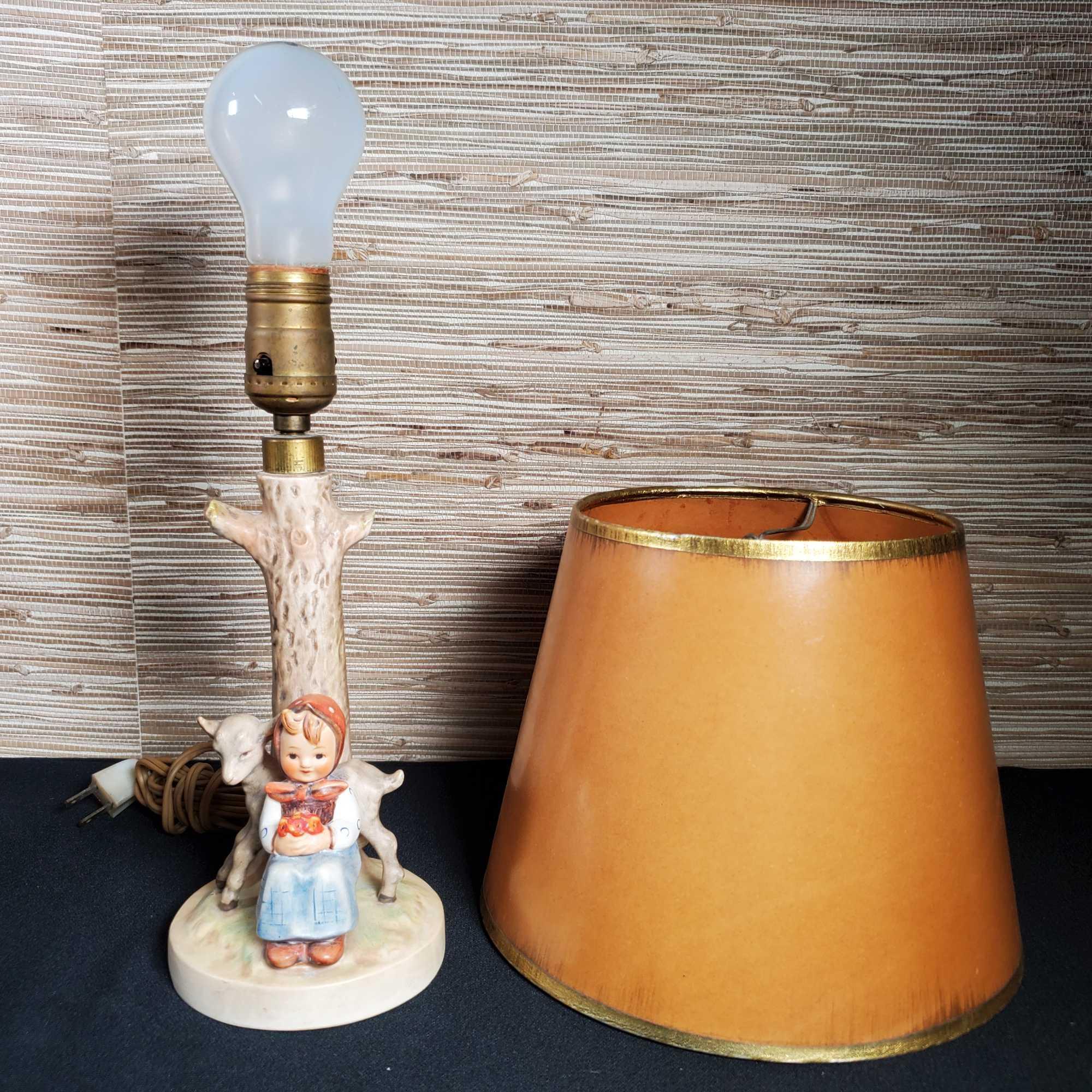 Pair Of Hummel Lamps