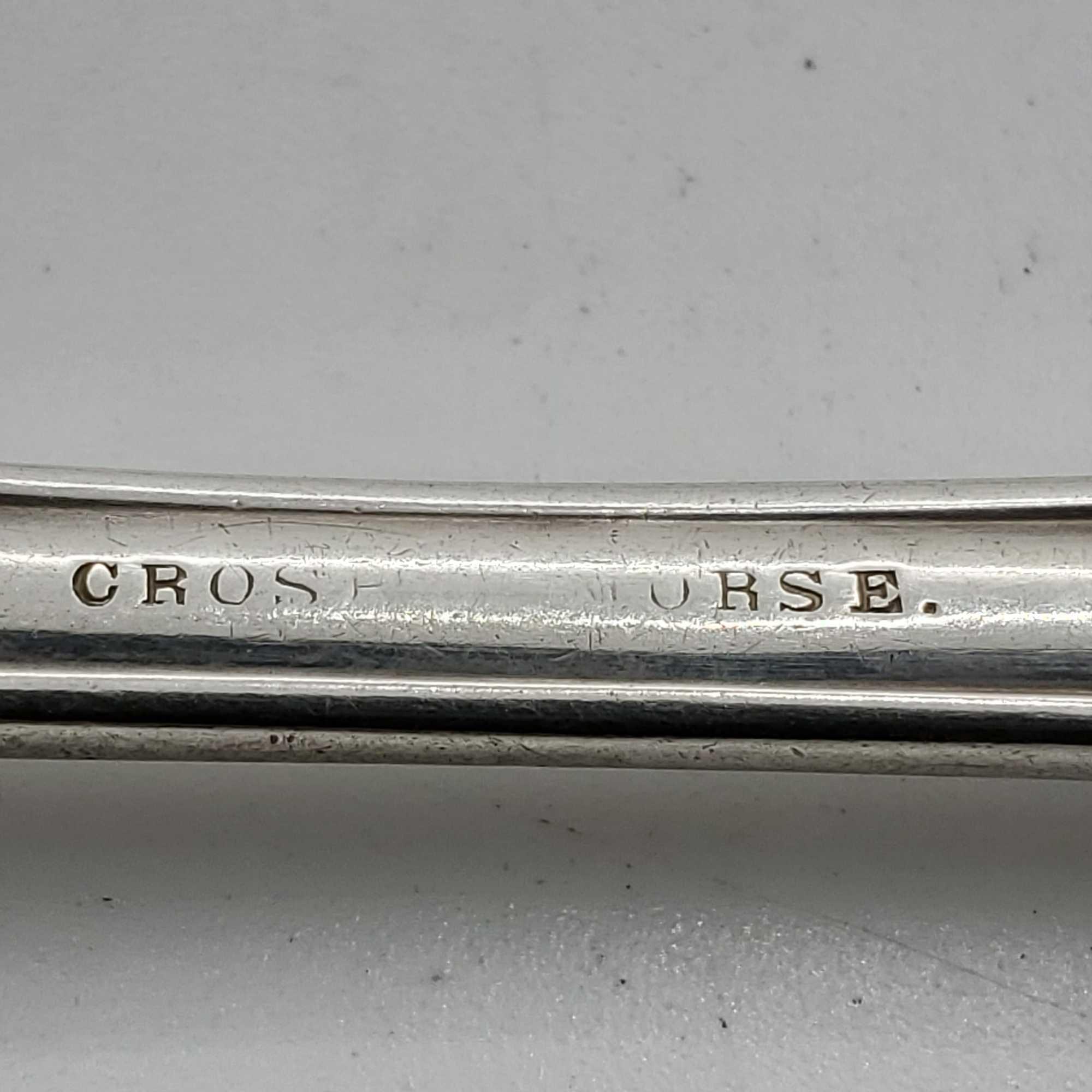 6 Pure Coin {900 Silver} Crosby,Morse & Foss c1870 American Strawberry Pattern Spoons