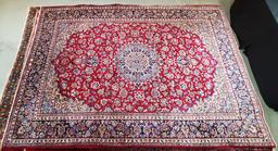 160"x118" Persian Isfahan Hand Made Wool Rug