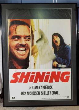 The Shining Movie Poster Signed by Jack Nicholson & Shelley Duvall