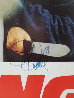 The Shining Movie Poster Signed by Jack Nicholson & Shelley Duvall