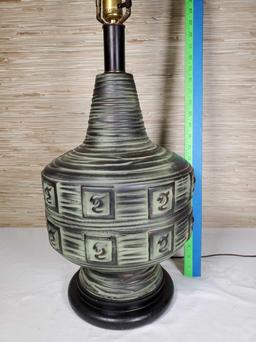 Mid Century Ceramic Lamp with Dolphin Design