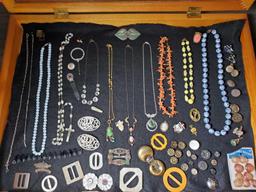 Case Lot of Victorian to 1940's Jewelry