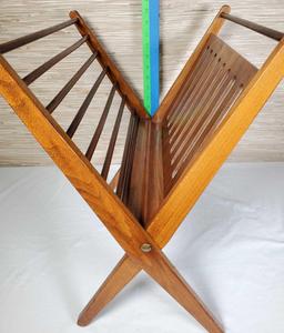 Mid Century Cees Braakman Folding Magazine Rack by Pastoe