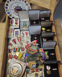 Case Lot Of WWII Military Collection US Army Berlin 1940-60s