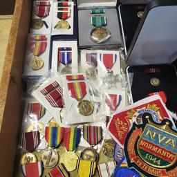 Case Lot Of WWII Military Collection US Army Berlin 1940-60s