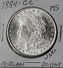 1884-CC Morgan High Grade Silver Dollar