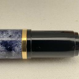 Waterman "Laureat" Blue Gray Fountain Pen Paris With Original Case.
