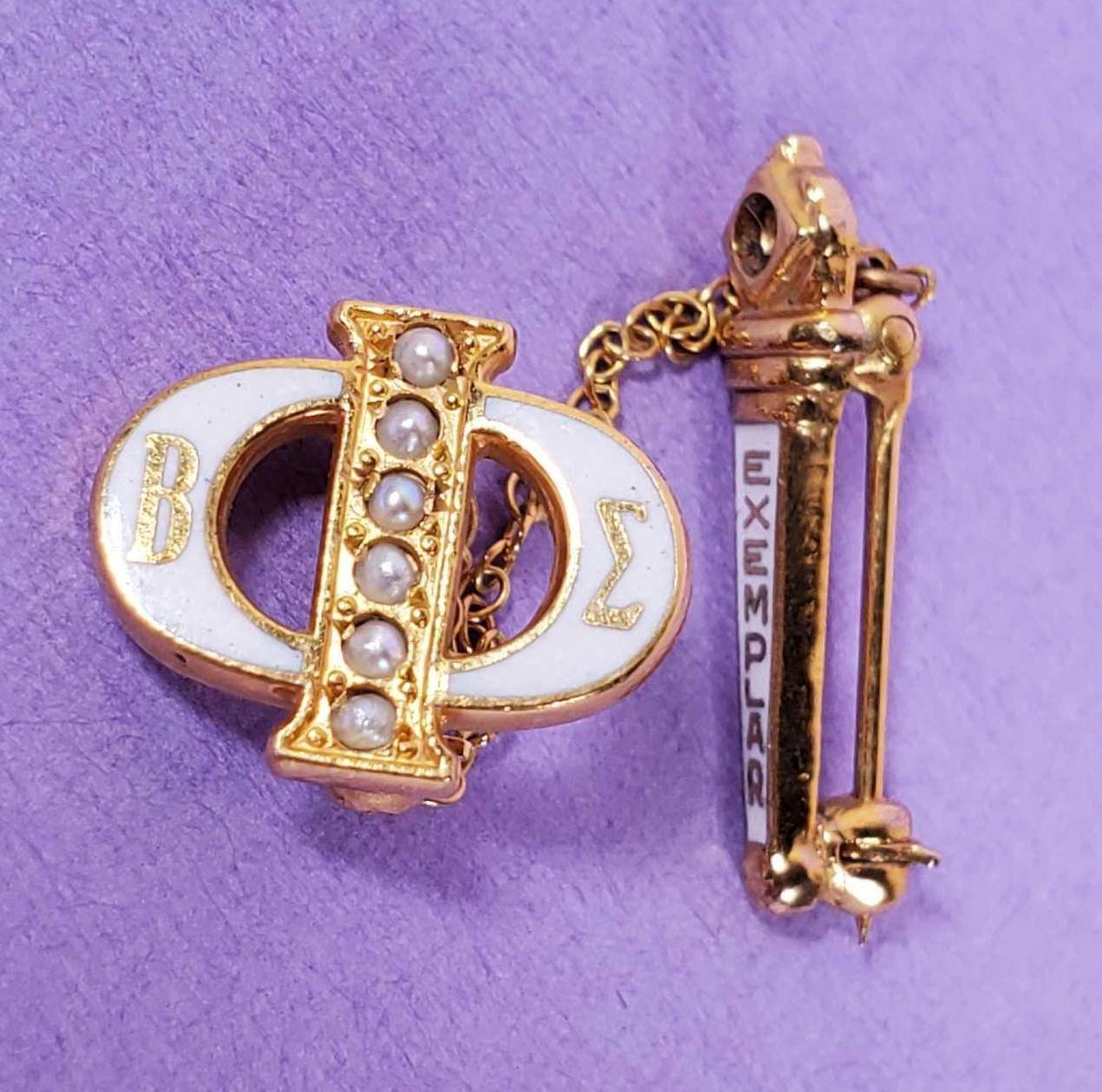 Gold Fraternal & Sorority Jewelry