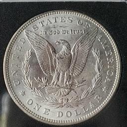 3 Morgan Silver Dollars - NM/MS/UNC - 1882, 1884 and 1896