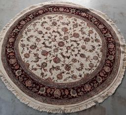 Persian Cotton, Silk, & Wool Rug