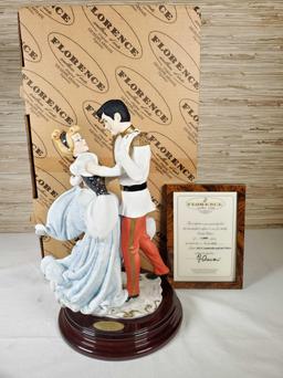 1984 Florence Limited Ed. Walt Disney's Cinderella and the Prince Figurine by Giuseppe Armani