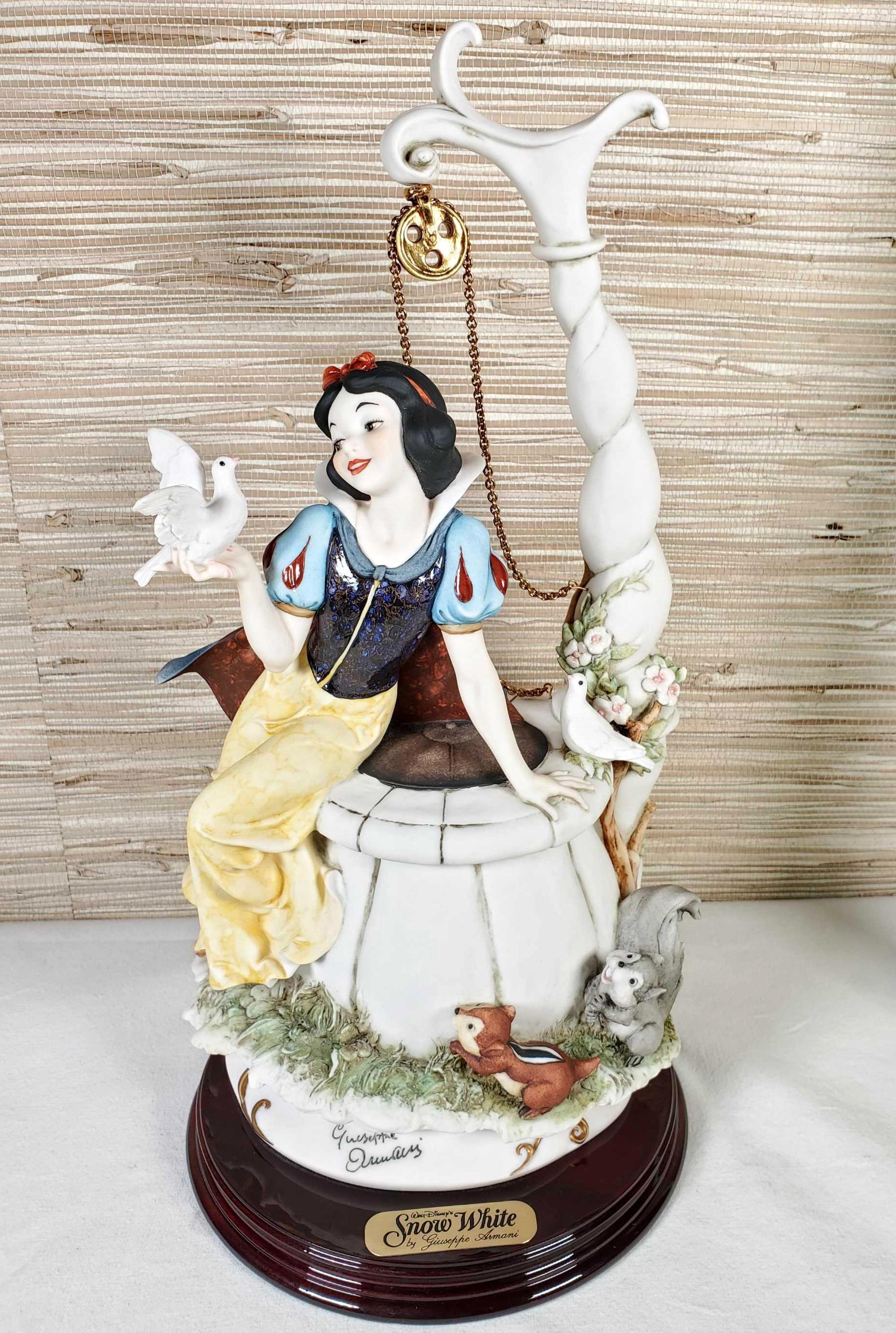 1992 Florence Limited Ed. Walt Disney's Snow White Figurine by Giuseppe Armani