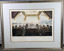 Salvador Dali 1982 The Last Supper Hand Colored Signed Etching #3/225, Magui Publishers