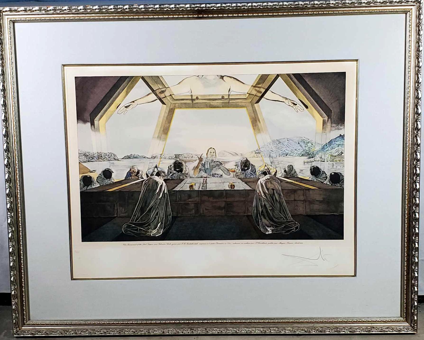 Salvador Dali 1982 The Last Supper Hand Colored Signed Etching #3/225, Magui Publishers