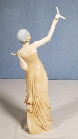 2 Royal Doulton Reflections Lady Figurines - Pomenade and Paradisese