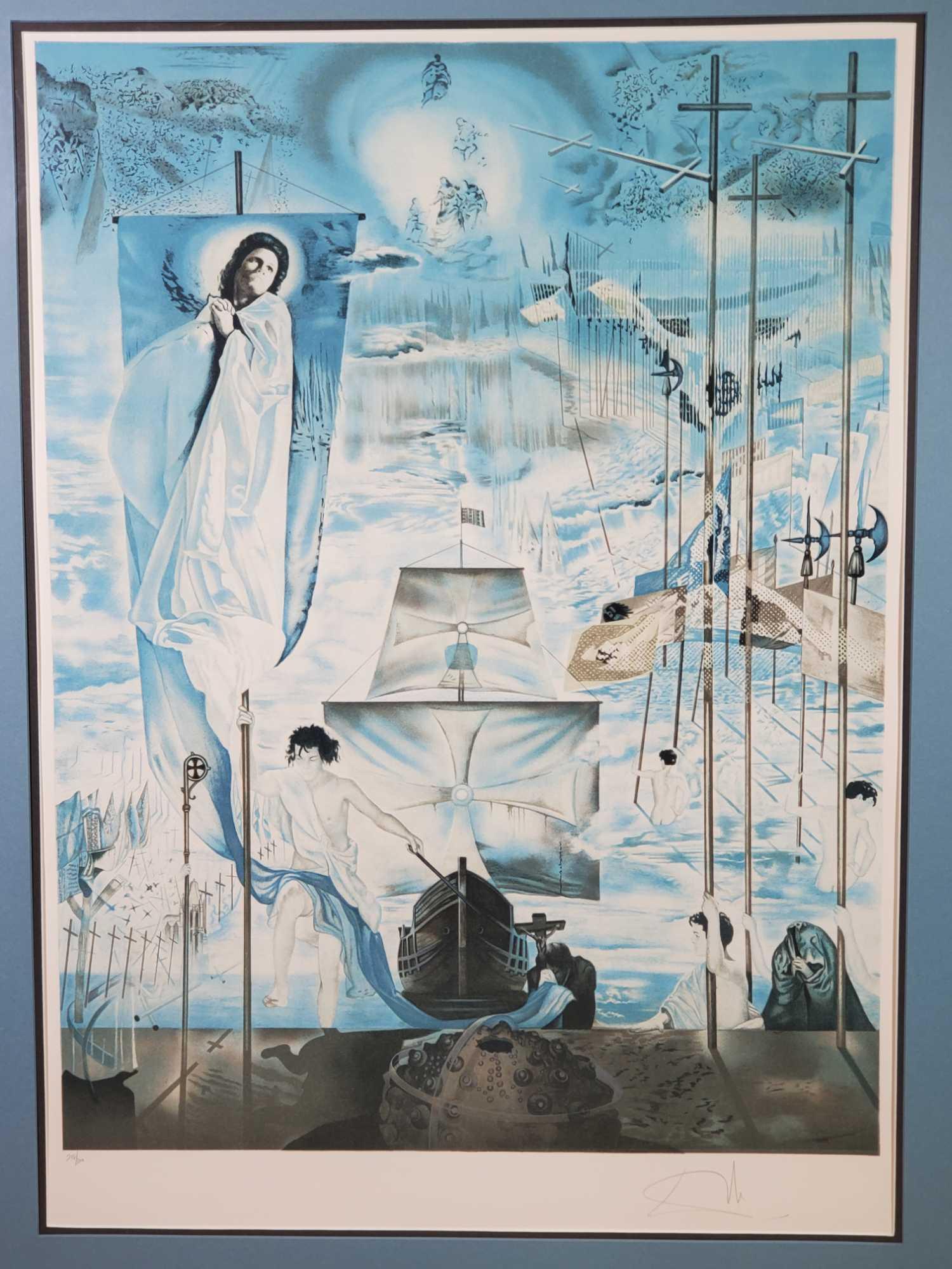 Salvador Dali Discovery of America by Christopher Columbus 1982 Signed