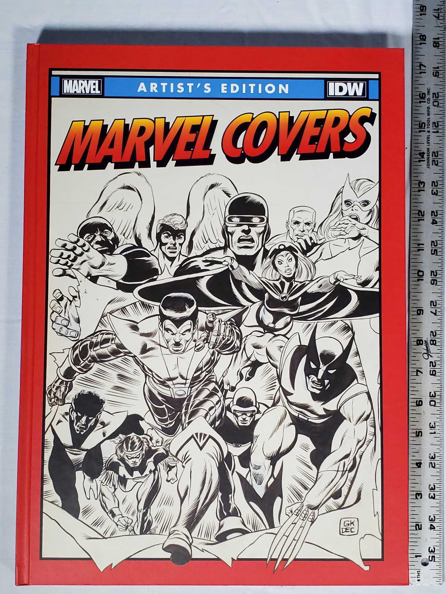 IDW Artist's Edition Marvel Covers & Jack Kirby New Gods 17" x 12" Hard Back Art Book