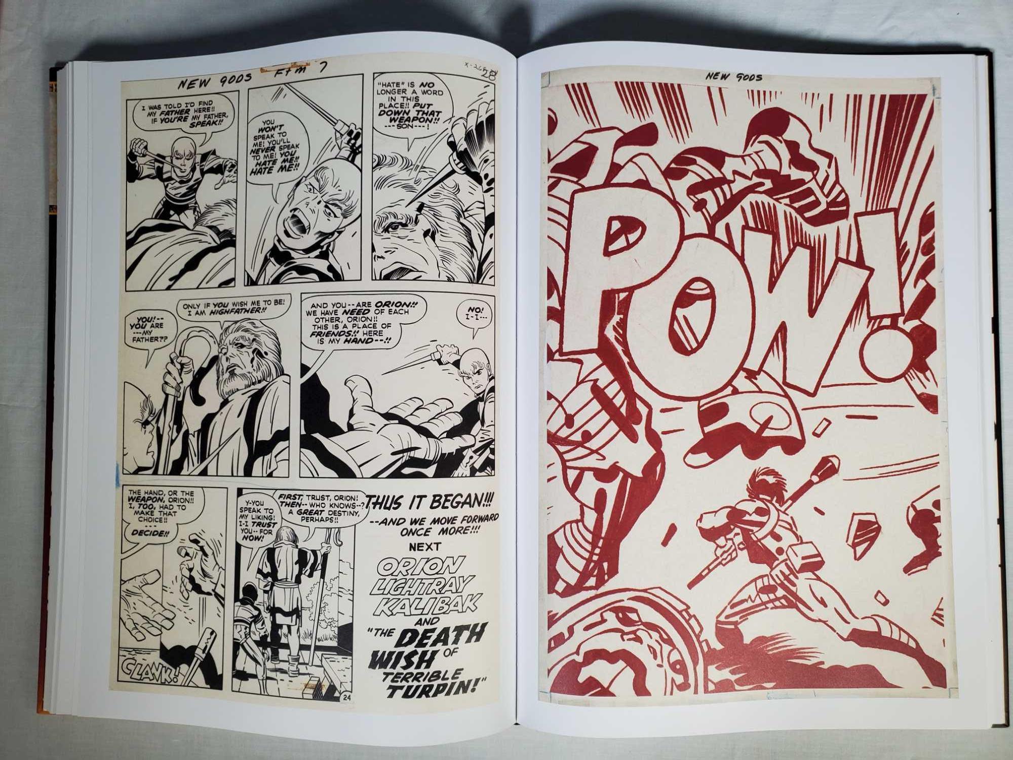 IDW Artist's Edition Marvel Covers & Jack Kirby New Gods 17" x 12" Hard Back Art Book