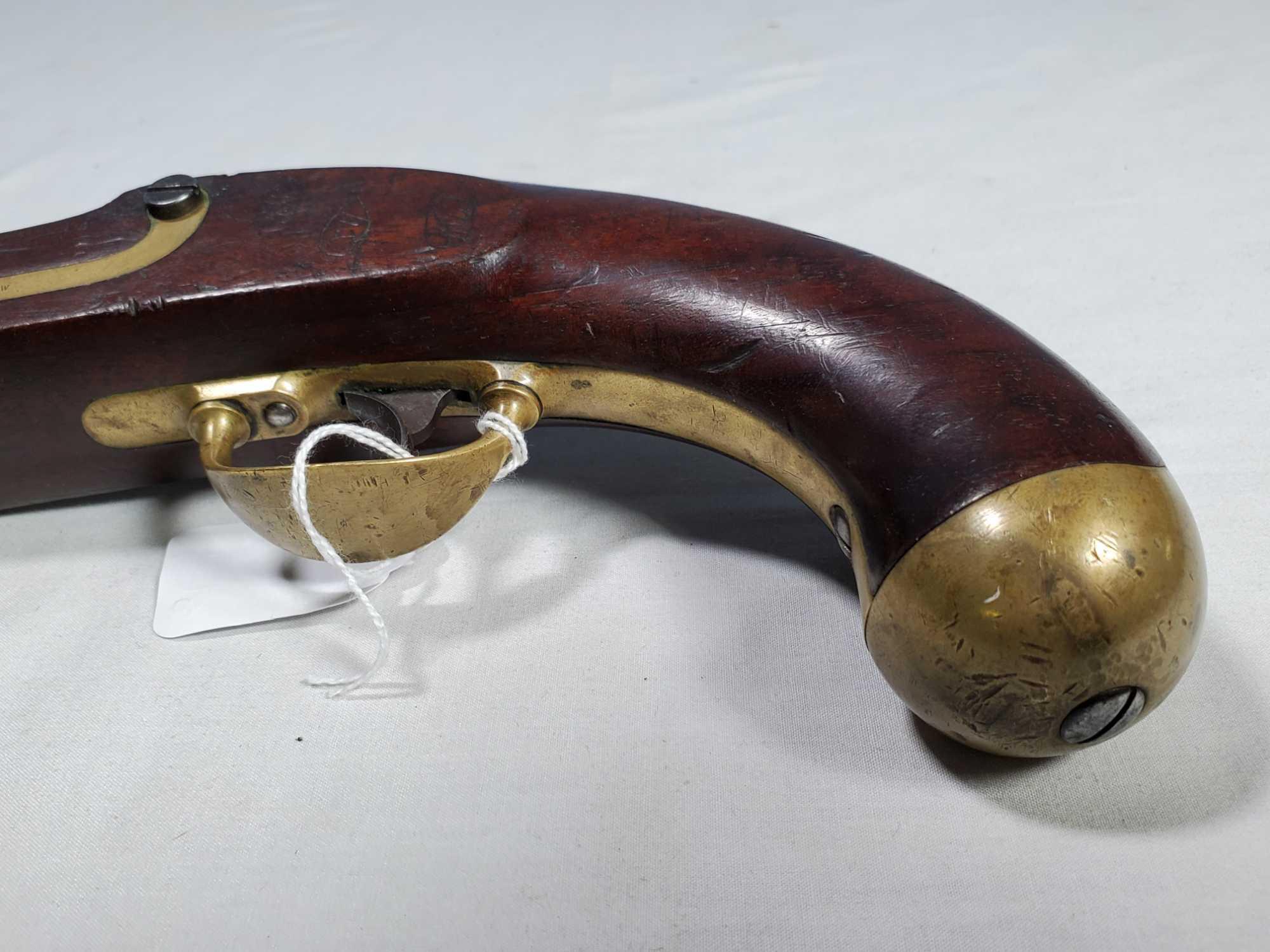 US Model 1842 Percussion Pistol by H Aston