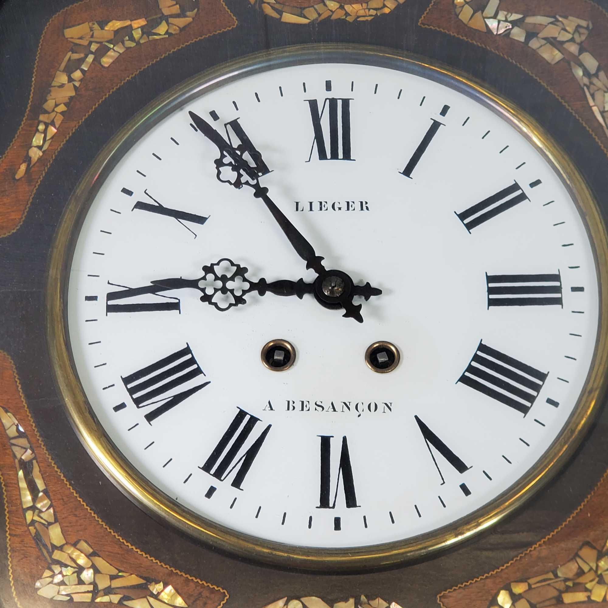Lieger & A. Besancon Wall Hung Regulator Clock
