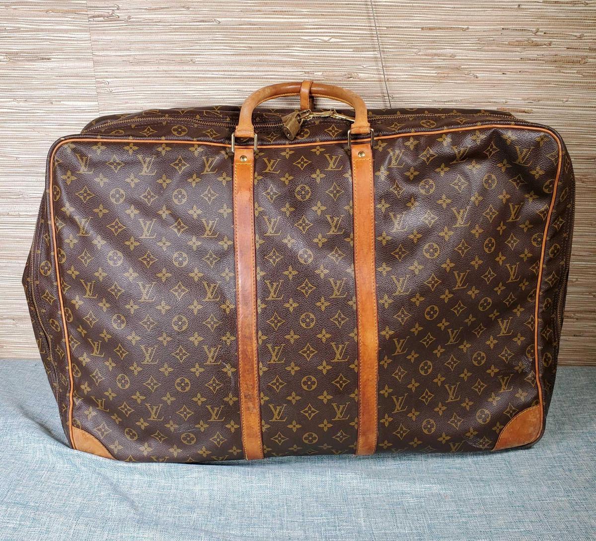 Authentic Vintage Louis Vuitton Suitcase with COA