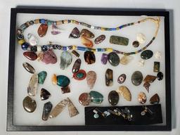 Semiprecious Gemstone Cabochons, Beads, Shells and more
