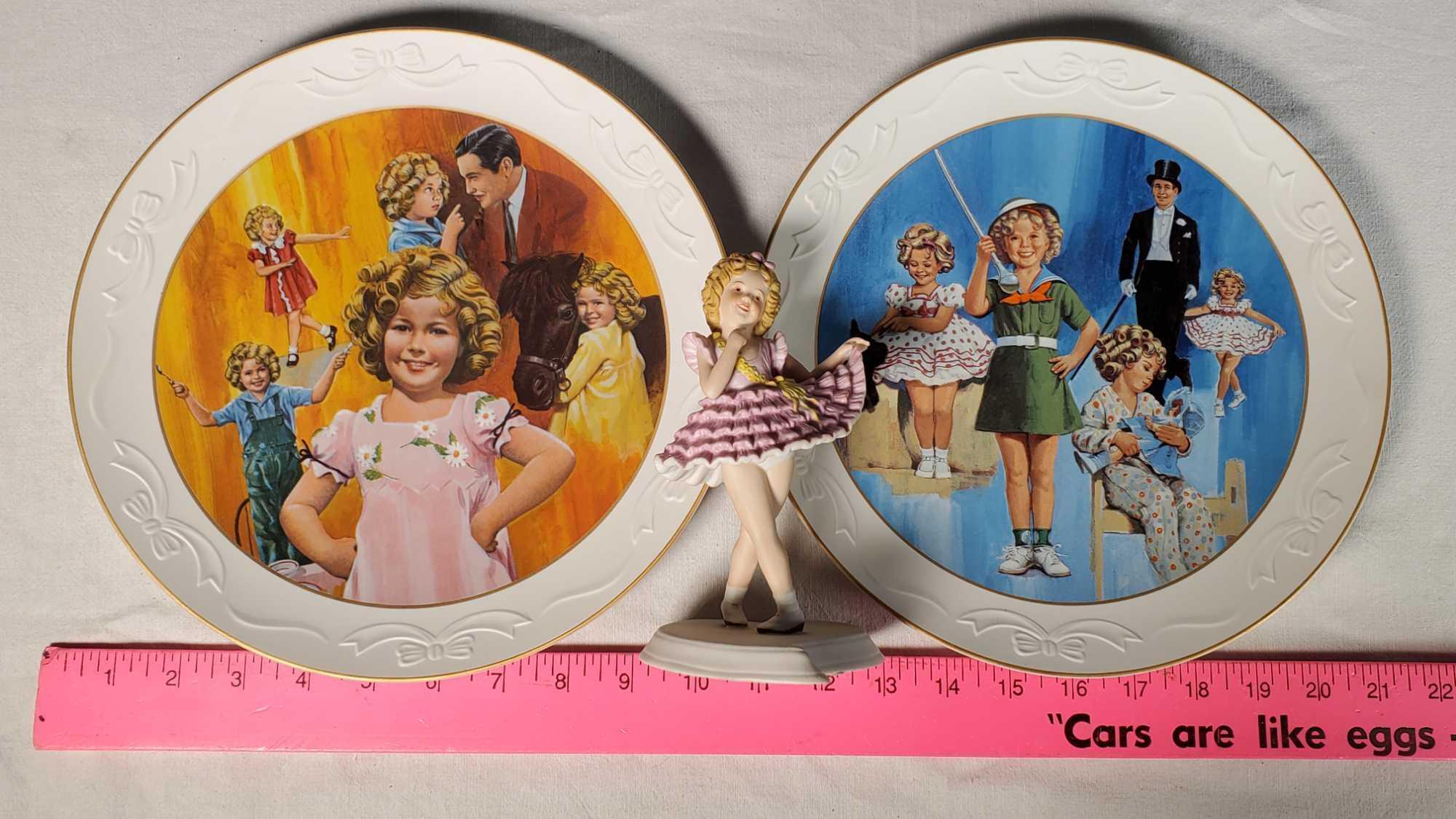 Shirley Temple Collection with Dollls Plates and Photos