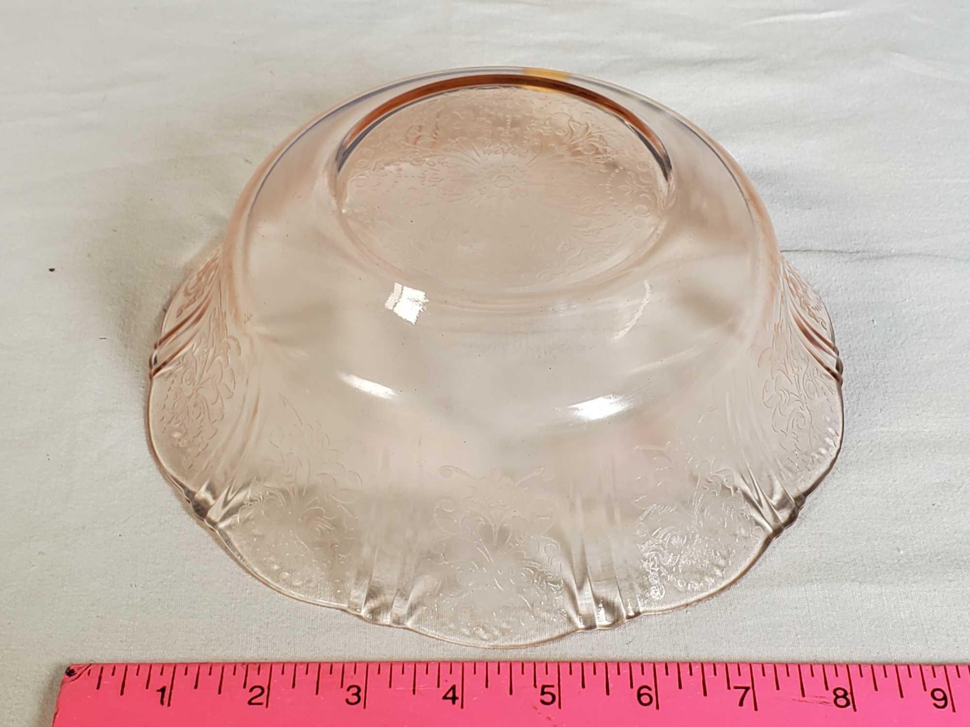 46 Pcs American Sweetheart Depression Glass