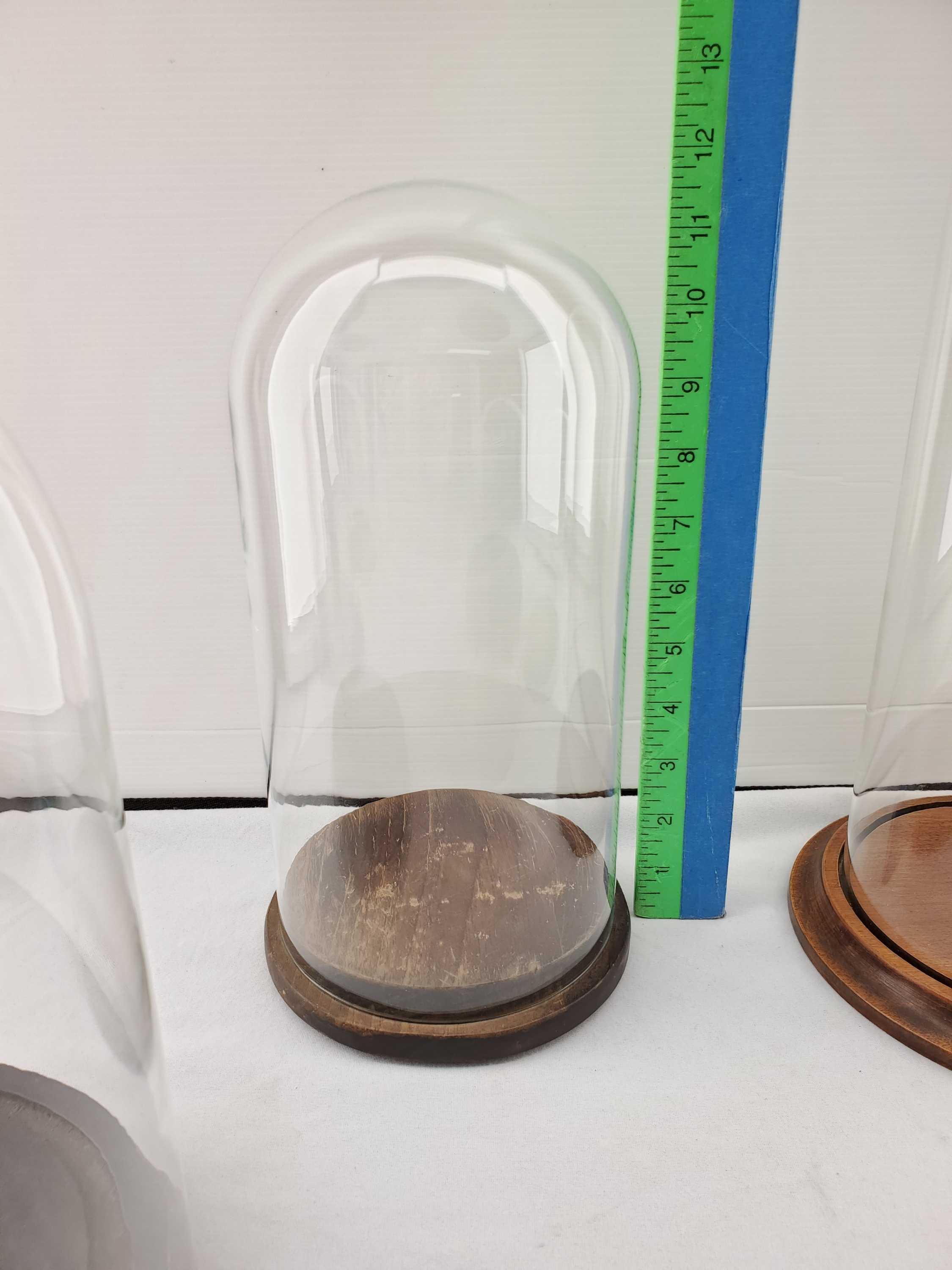 5 Bell Jars With 4 Bases