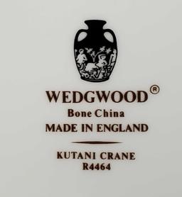 46 Pcs Wedgwood Kutani Crane Fine Bone China Dinnerware