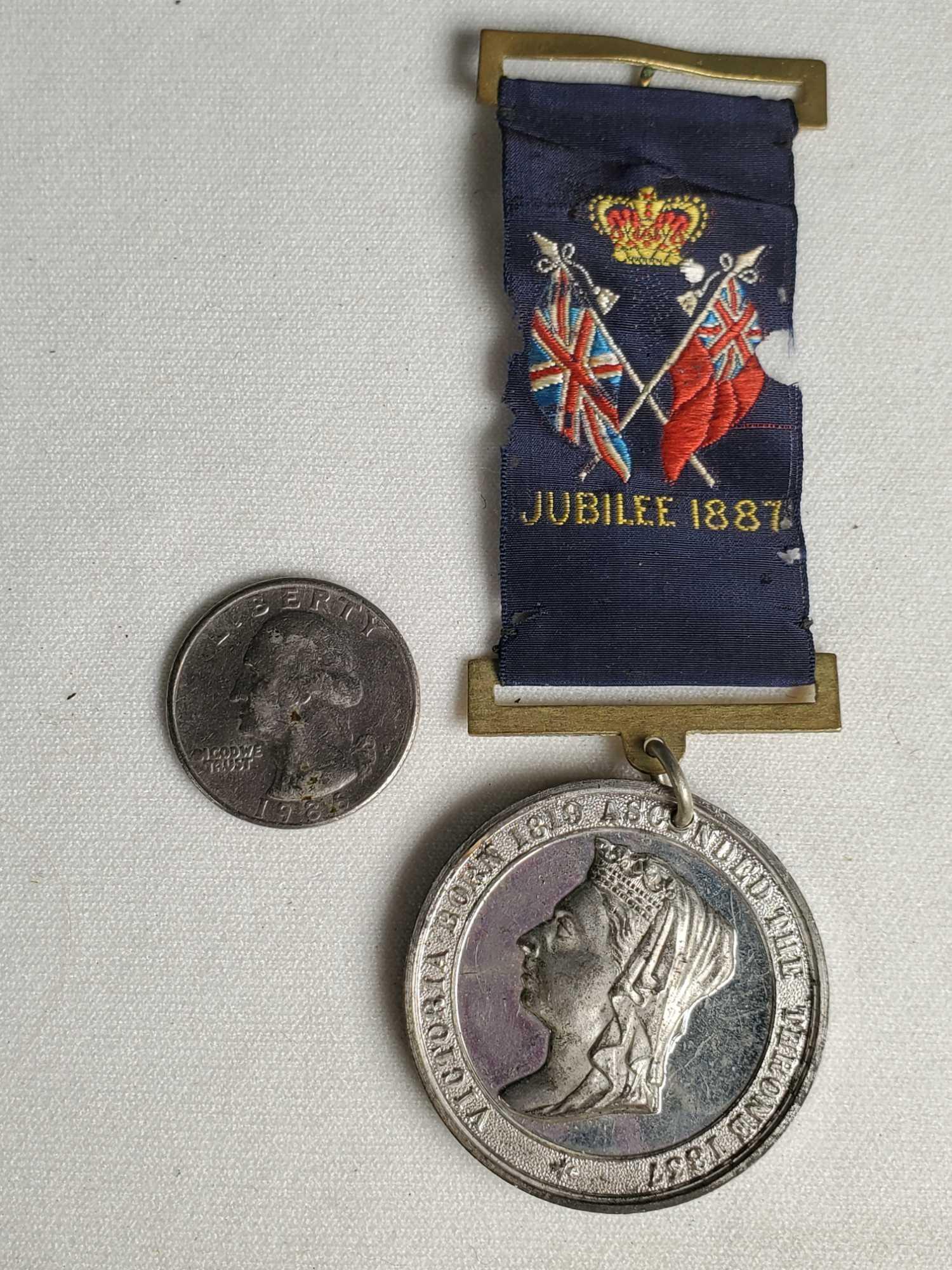 1887 Queen Victoria Golden Jubilee and 1897 Diamond Jubilee Sterling Pins and more