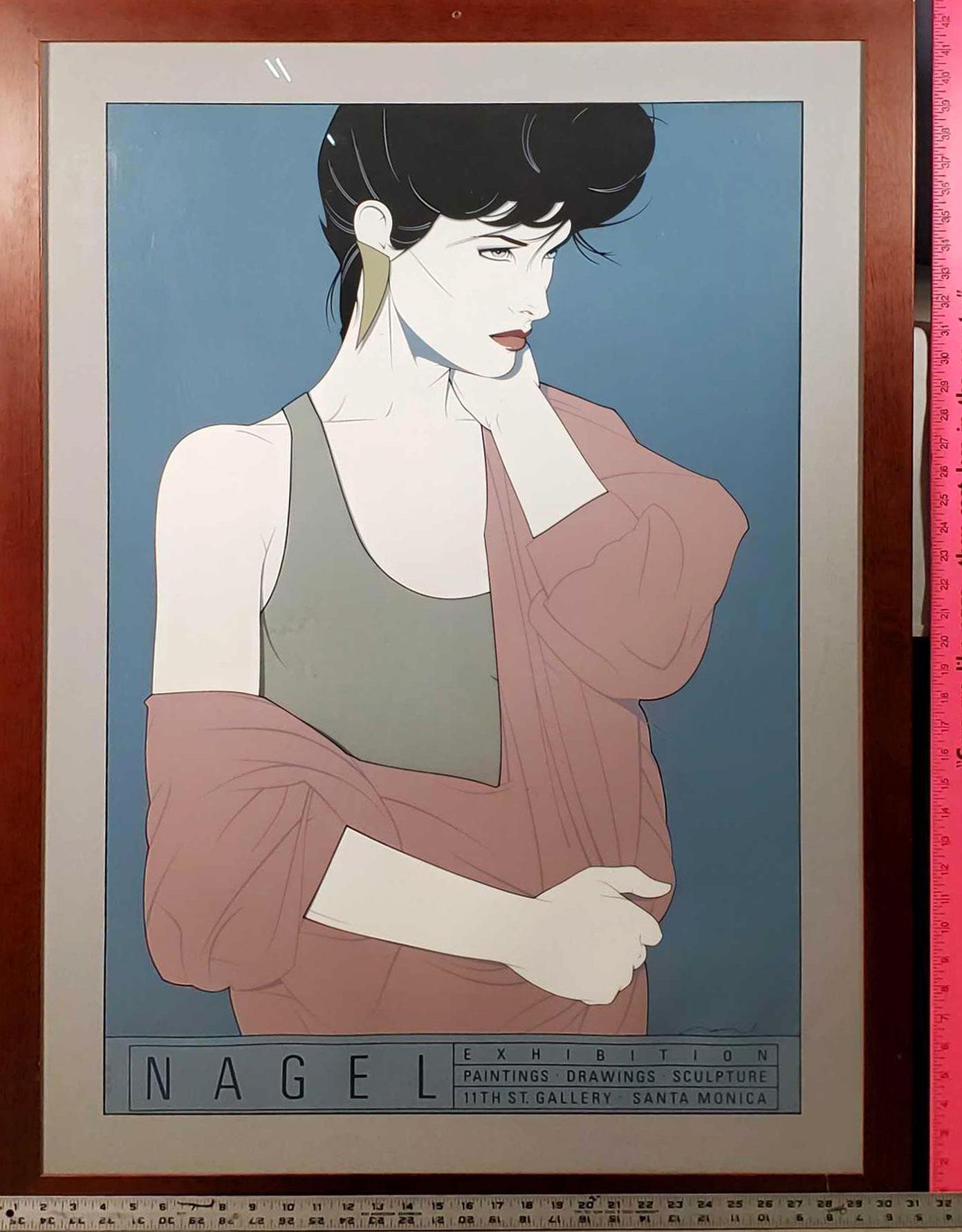 Patrick Nagel Exhibition, Santa Monica, Commemorative #10, c.1985 Serigraph on Paper