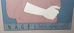 Patrick Nagel Exhibition, Santa Monica, Commemorative #10, c.1985 Serigraph on Paper