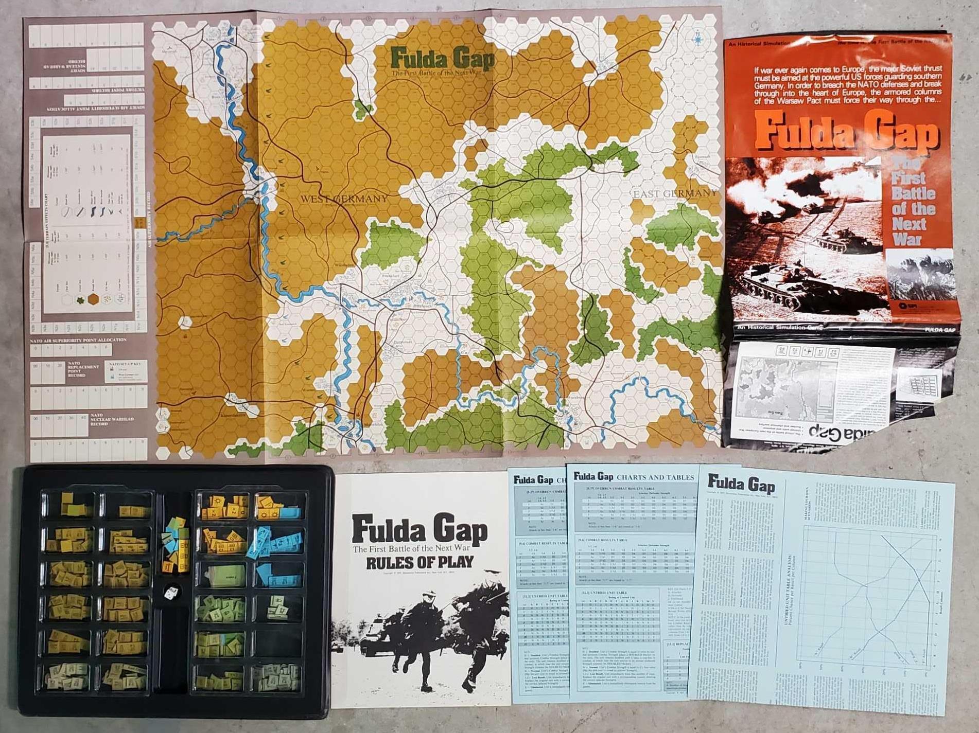 6 Simulations Publications Inc 1970s SPI Historical and Futrue-History Simulation War Games